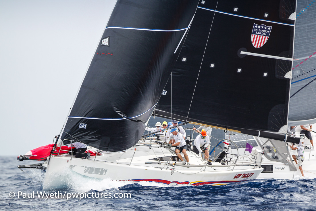 Jim Hightower's King 40 HOT TICKET, flying Uni-Titanium sails won CSA 4