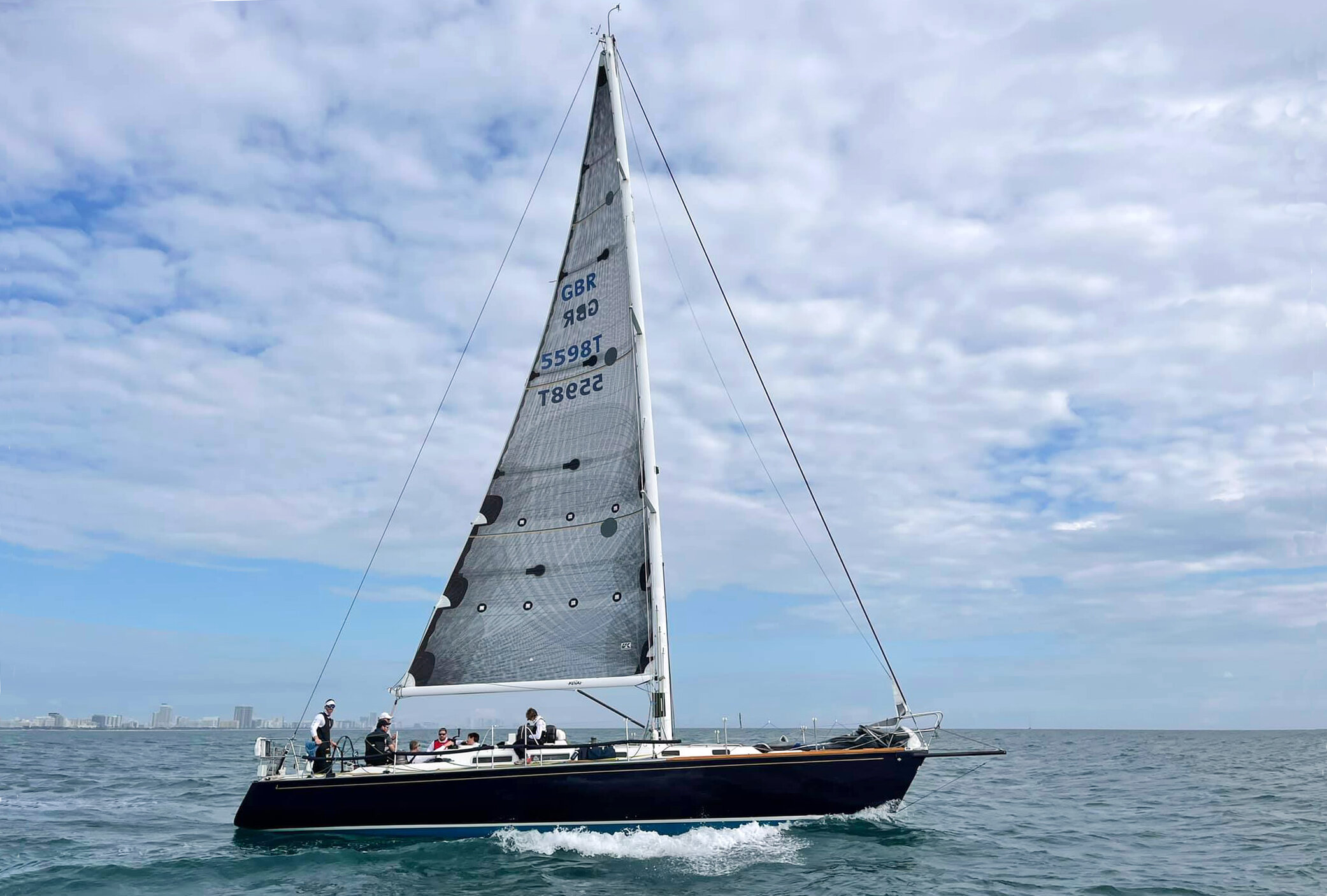 KENAI before the start of the Eleuthera race.